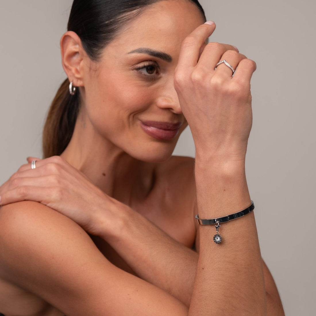 Bracelete Uniq - Prata - Murano Joias
