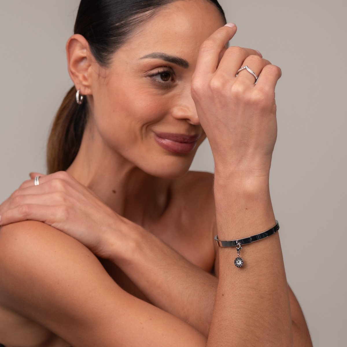 Bracelete Uniq - Prata - Murano Joias