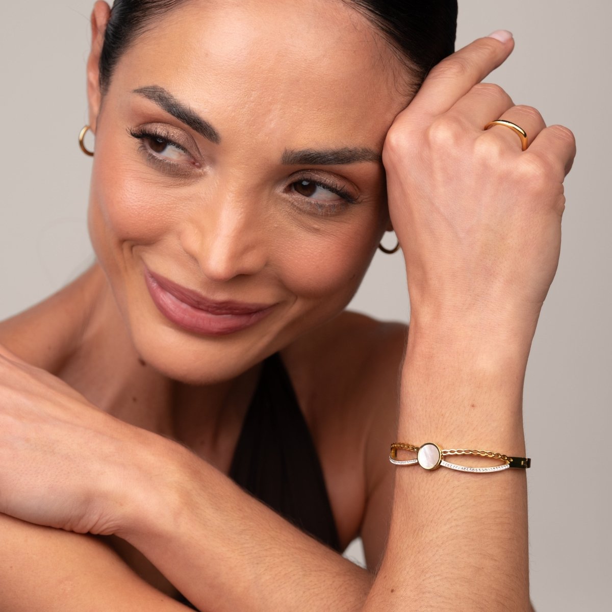 Bracelete Venus Banhado em Ouro 18k - Murano Joias
