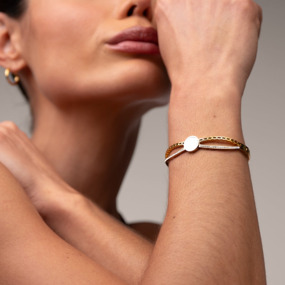 Bracelete Venus Banhado em Ouro 18k - Murano Joias