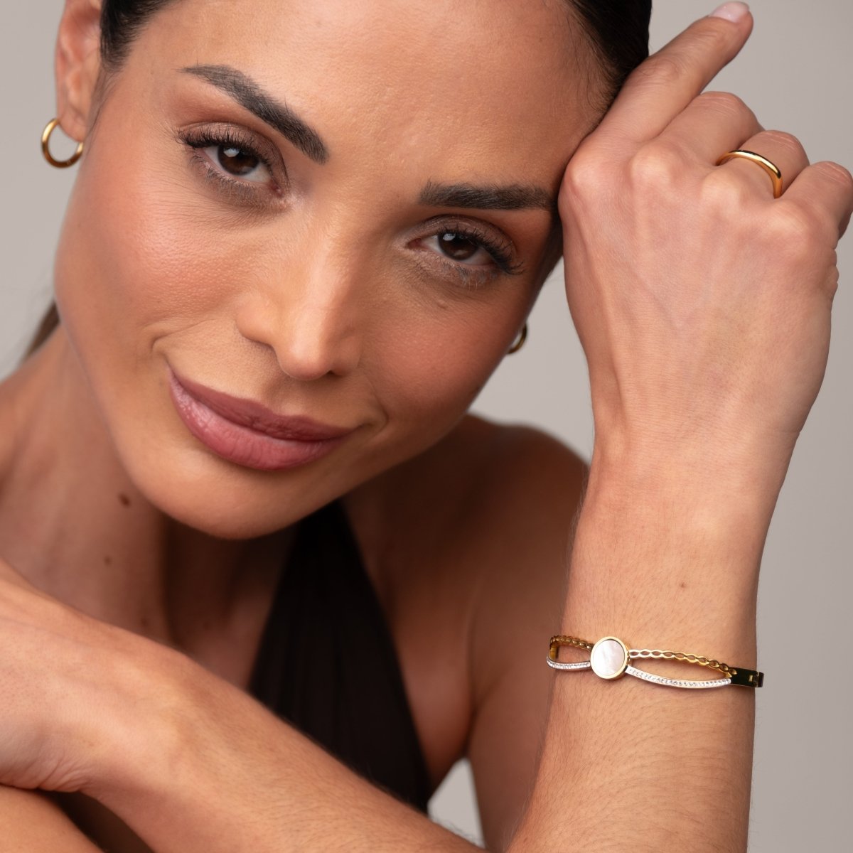 Bracelete Venus Banhado em Ouro 18k - Murano Joias