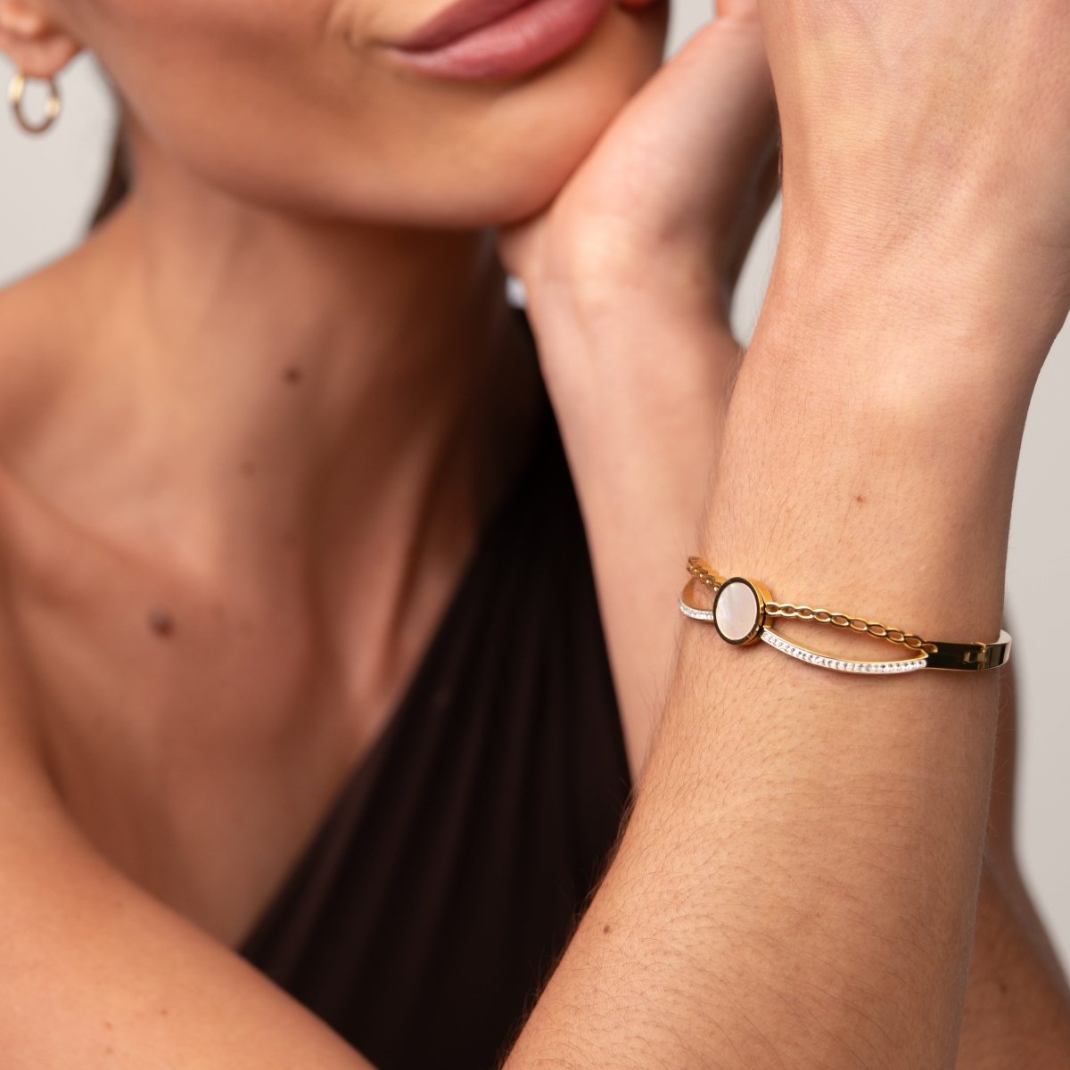 Bracelete Venus Banhado em Ouro 18k - Murano Joias