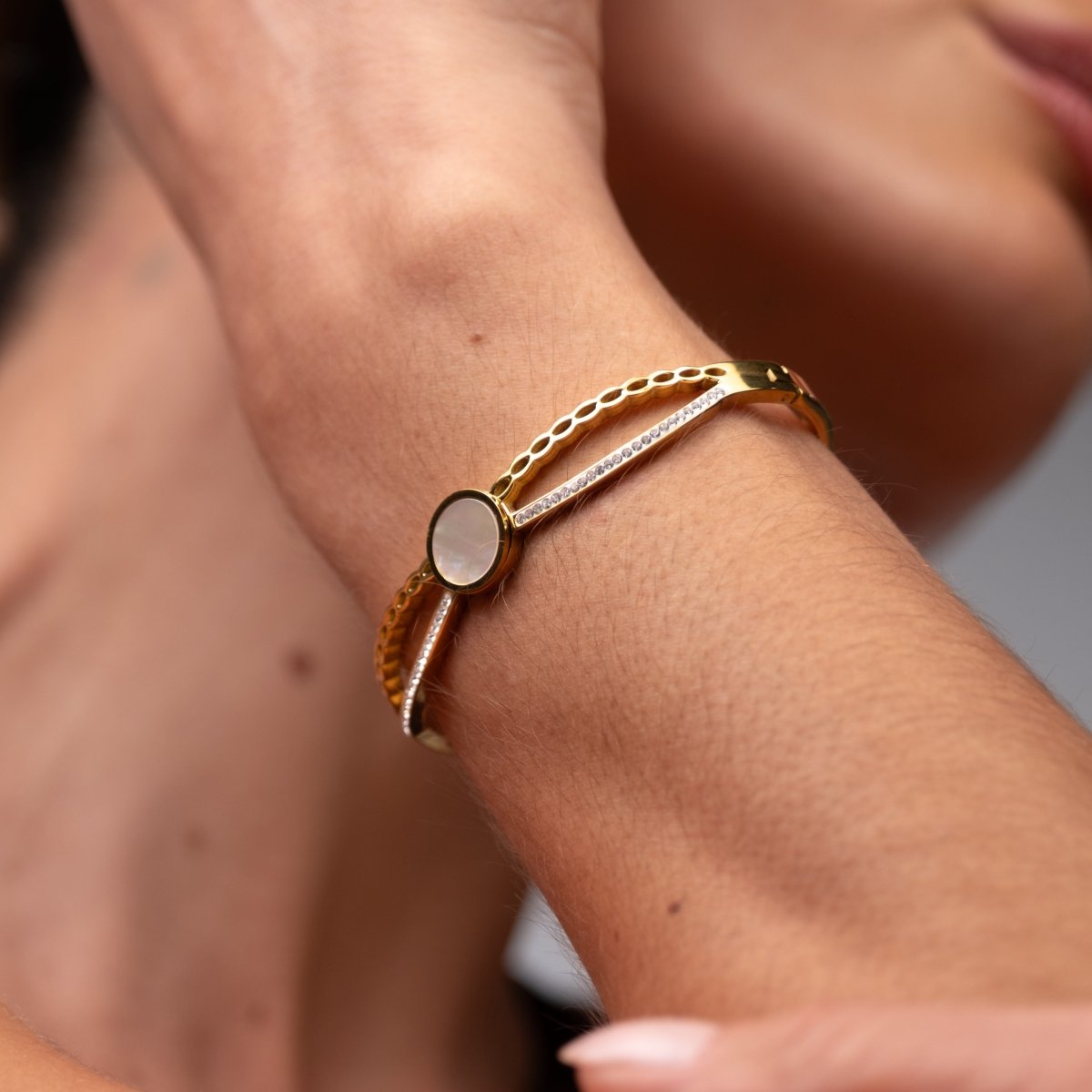 Bracelete Venus Banhado em Ouro 18k - Murano Joias