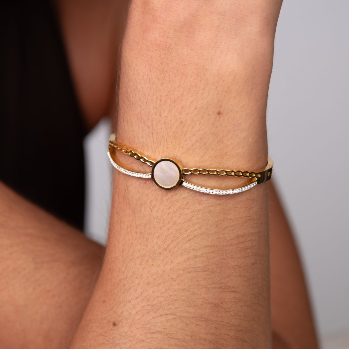 Bracelete Venus Banhado em Ouro 18k - Murano Joias