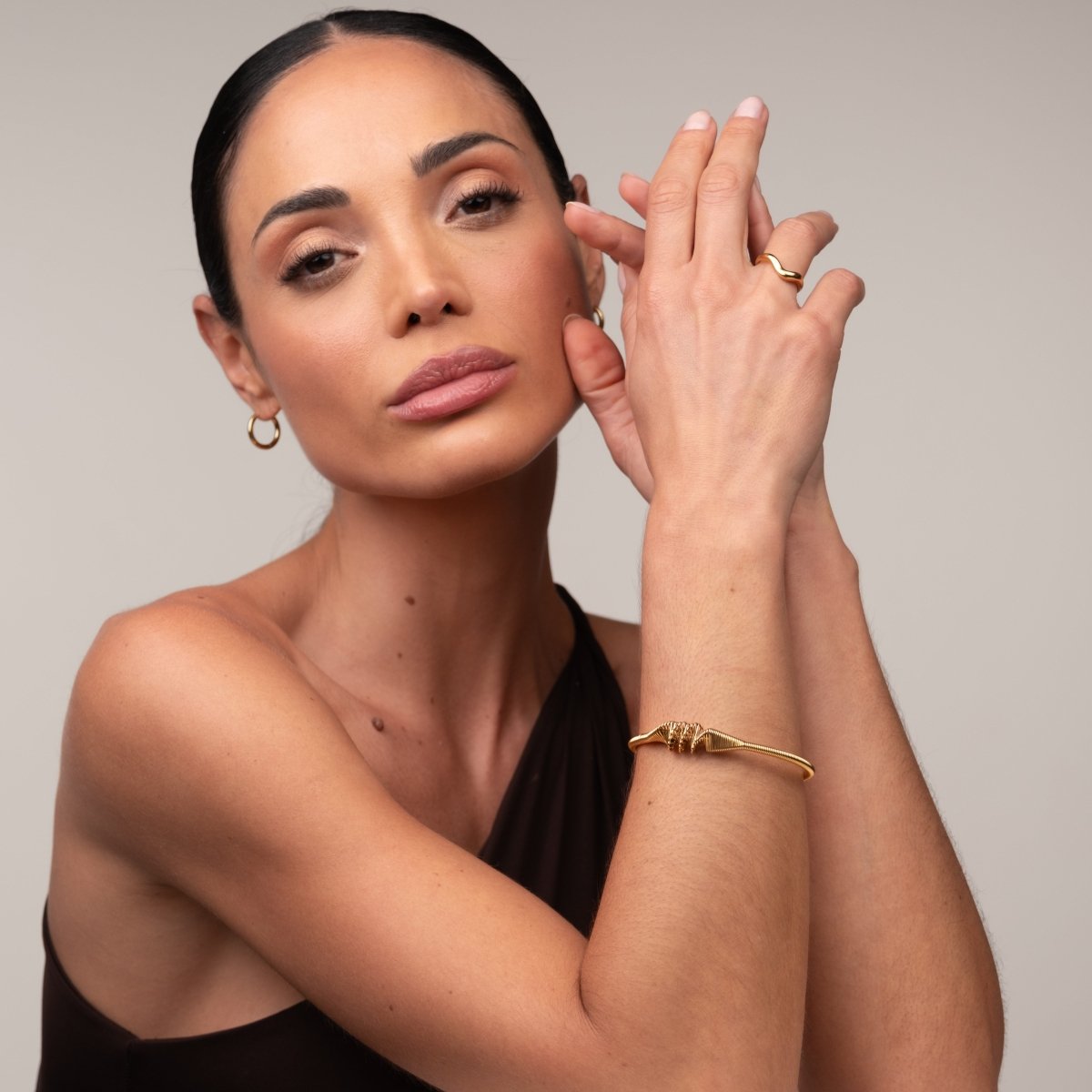 Bracelete Wave Banhado em Ouro 18K - Murano Joias