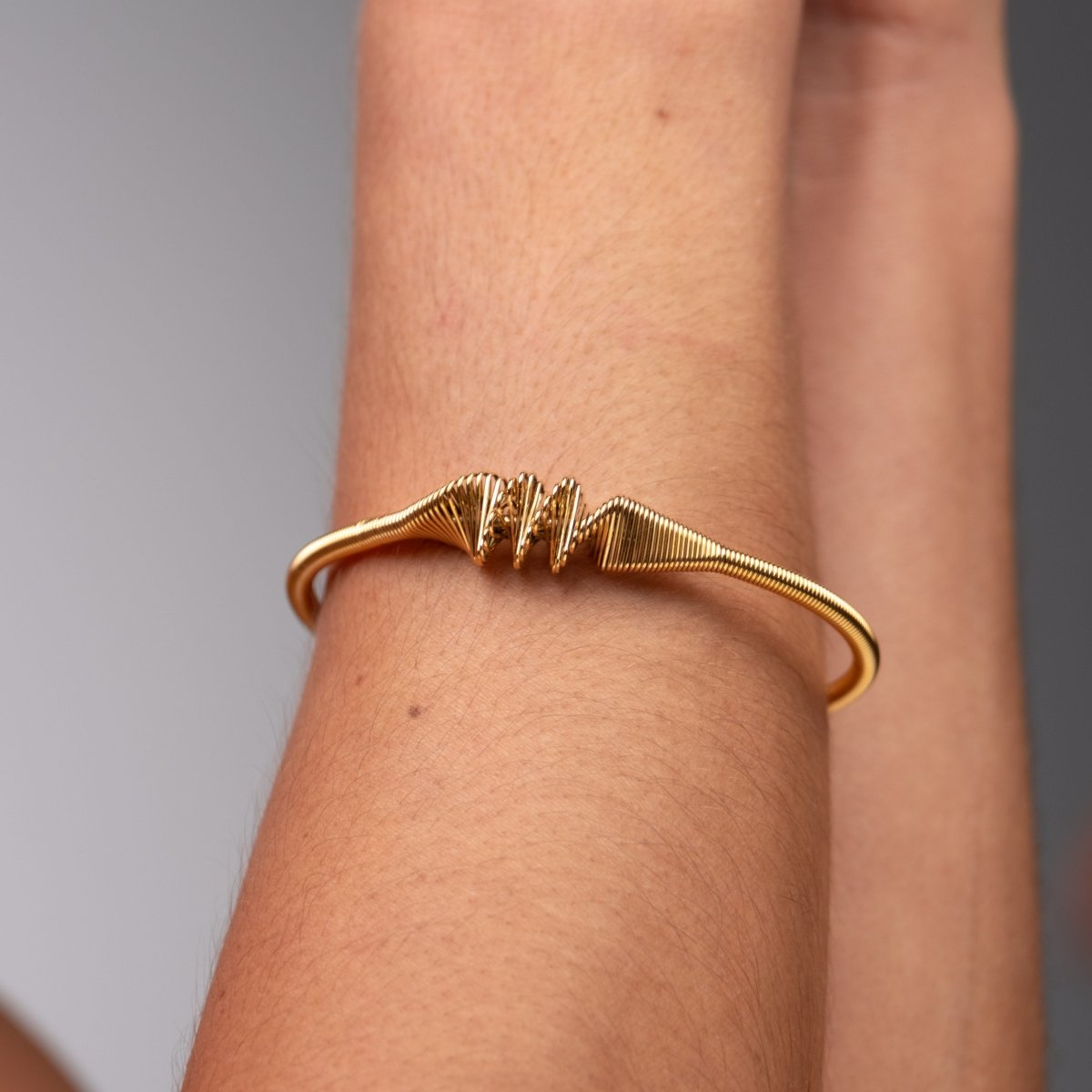 Bracelete Wave Banhado em Ouro 18K - Murano Joias