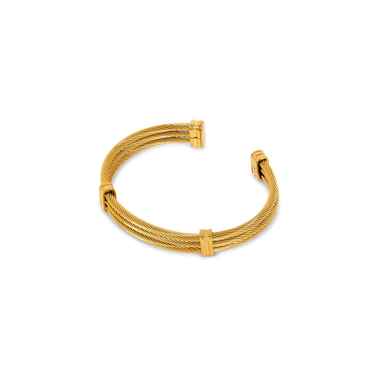 Bracelete Wire Banhado em Ouro 18k - Murano Joias