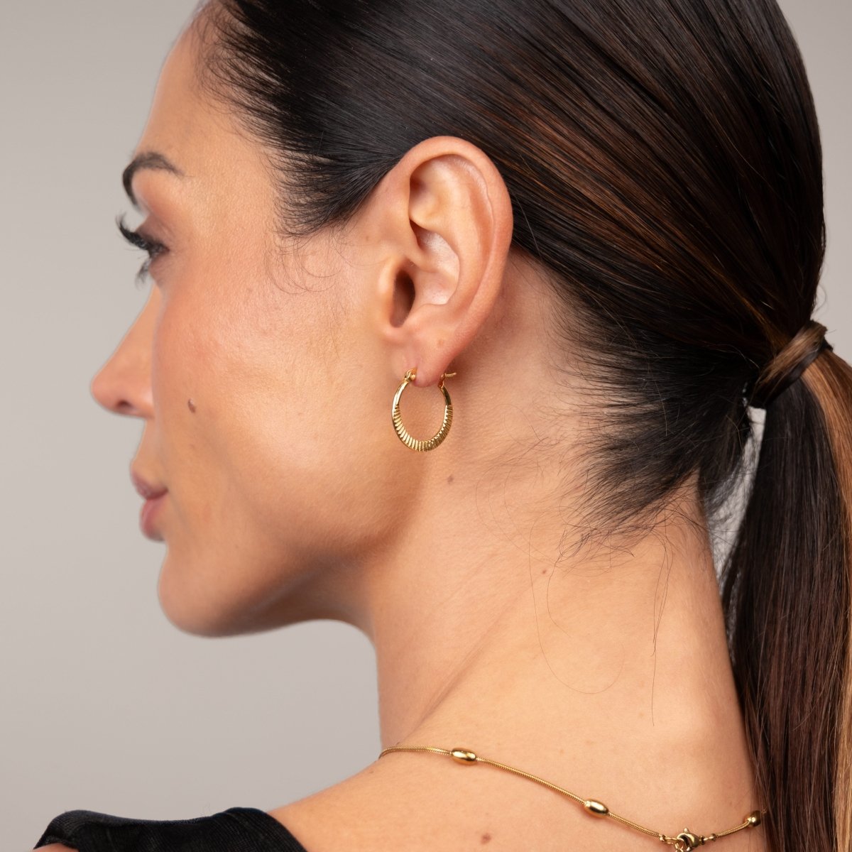 Brinco Catania Argola Banhado em Ouro 18K - Murano Joias