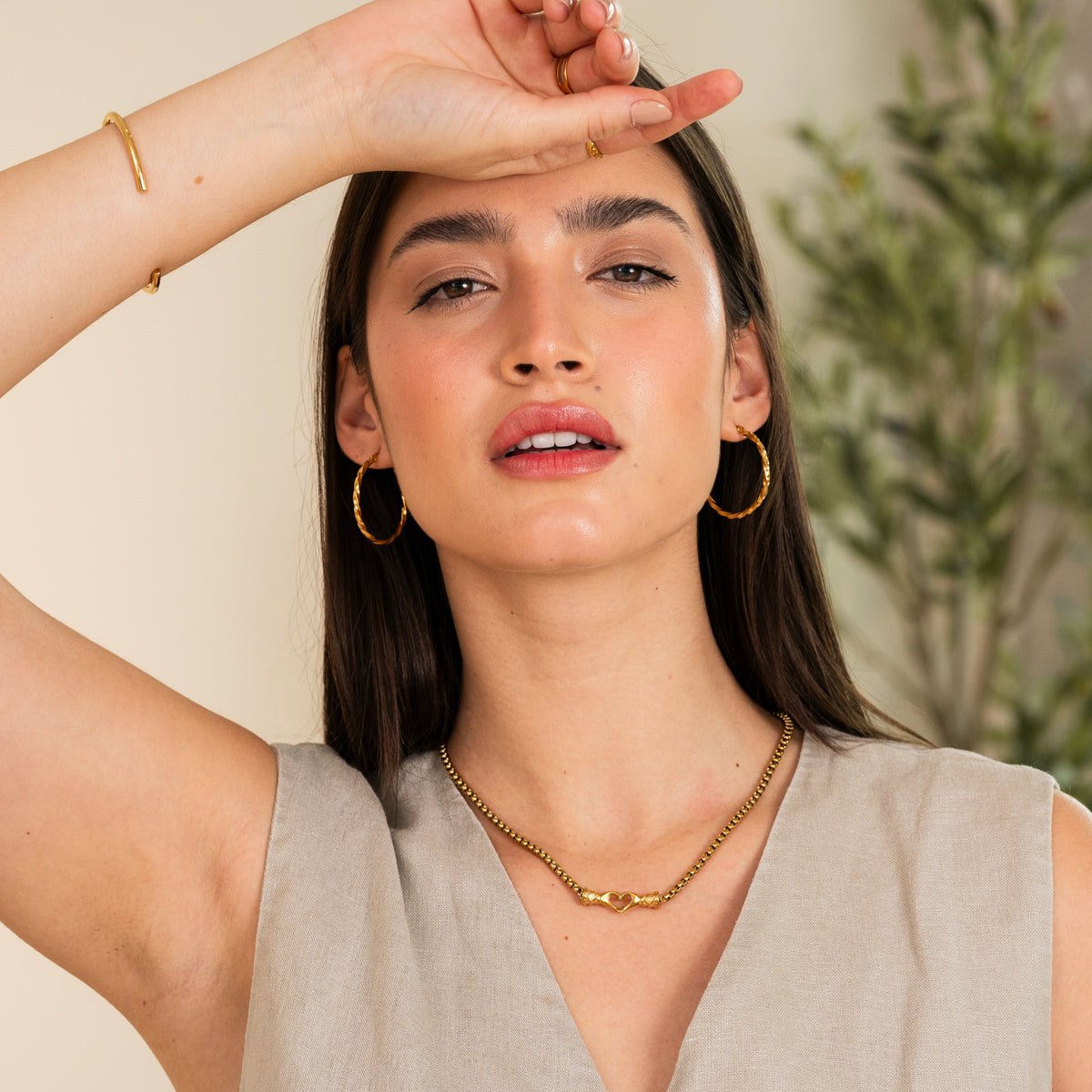 Colar Amavi Banhado em Ouro 18K - Murano Joias