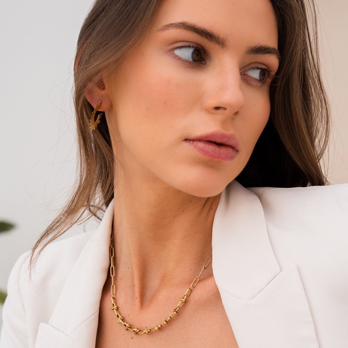 Colar Cairo Banhado em Ouro 18K - Murano Joias