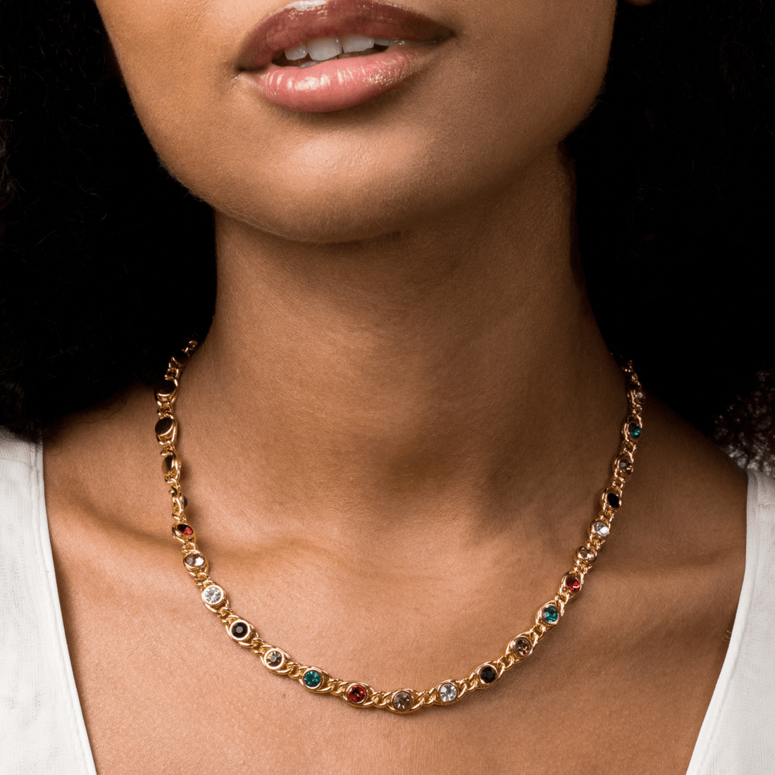 Colar Chloé Banhado em Ouro 18k - Murano Joias