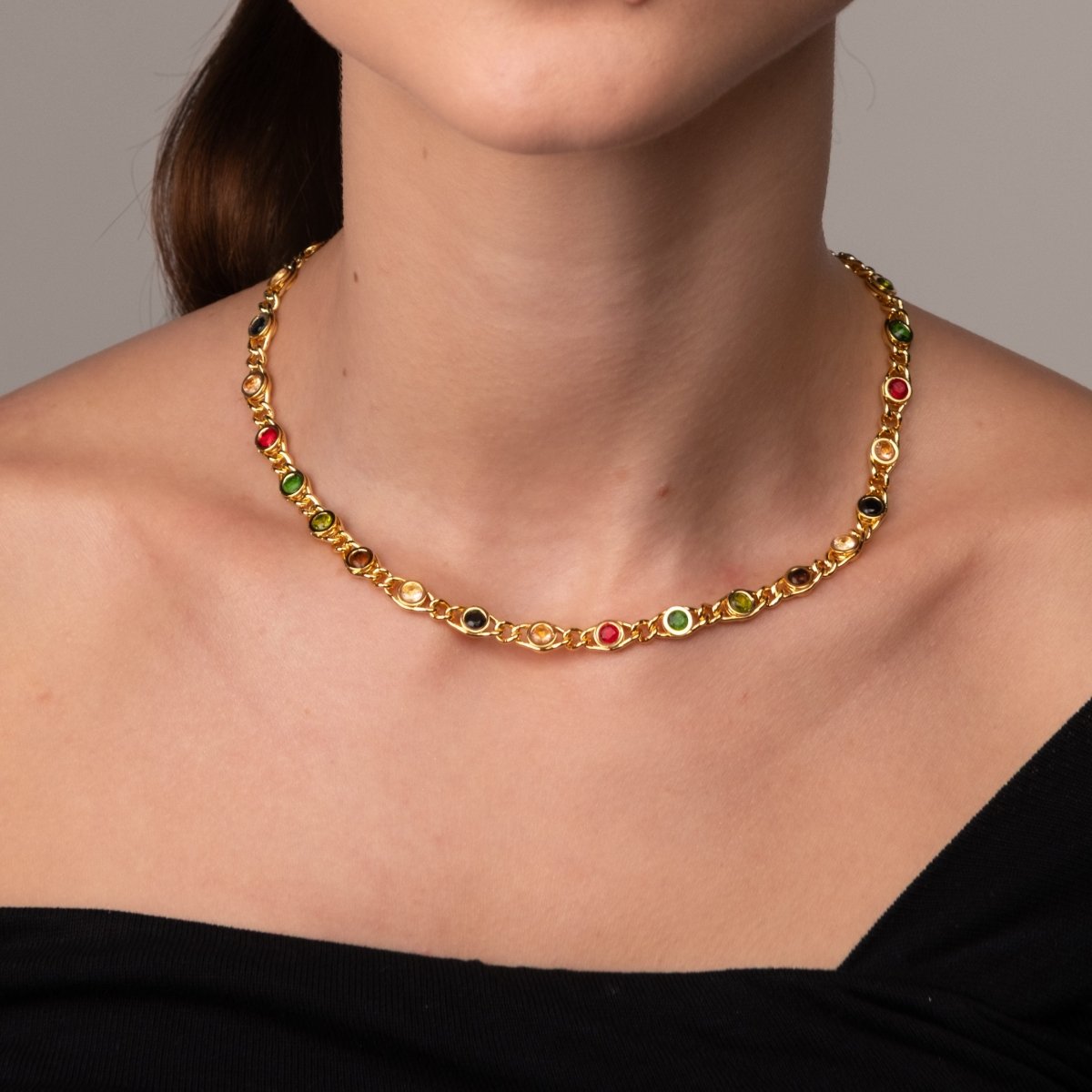 Colar Chloé Banhado em Ouro 18k - Murano Joias