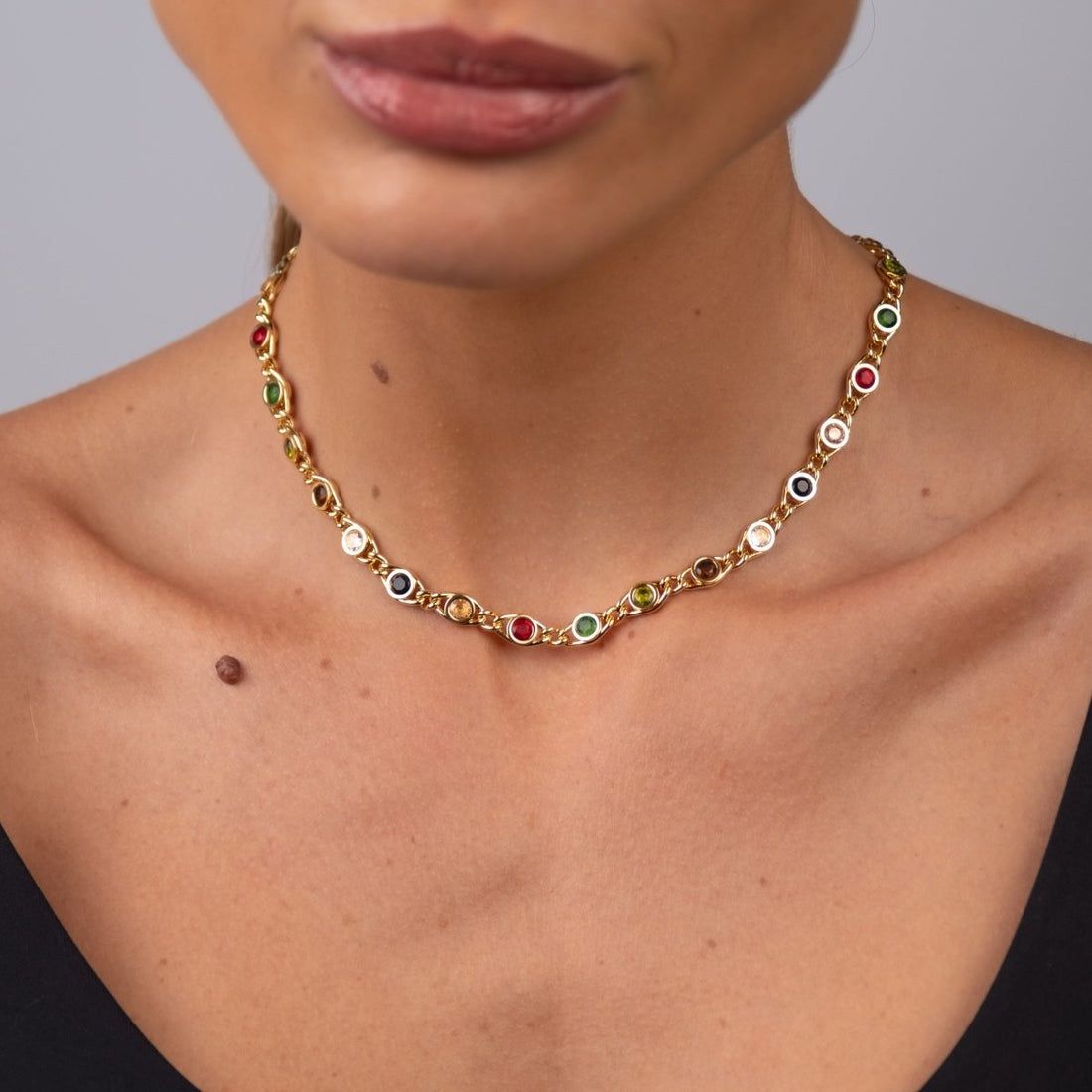 Colar Chloé Banhado em Ouro 18k - Murano Joias