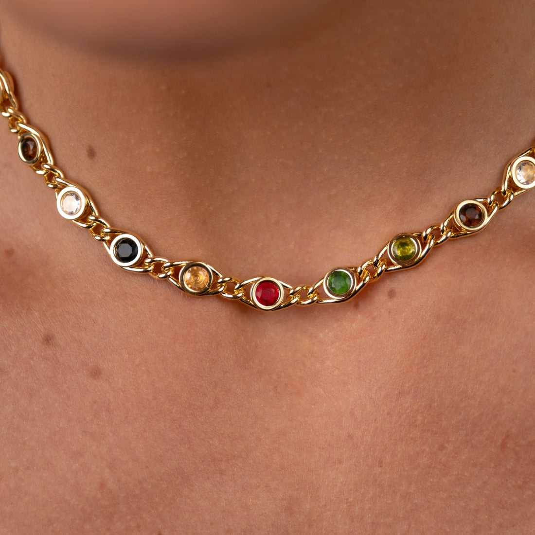 Colar Chloé Banhado em Ouro 18k - Murano Joias