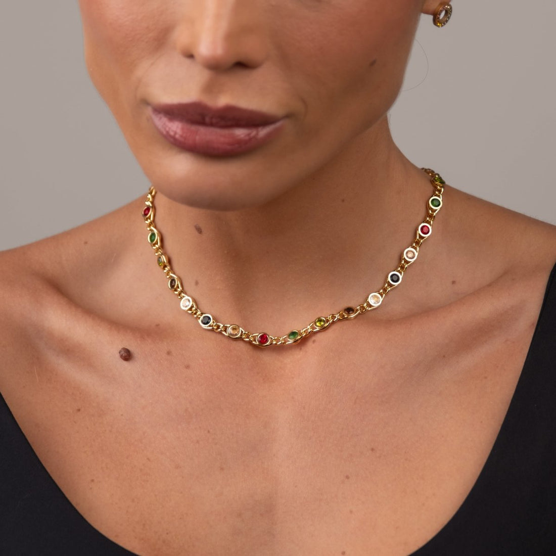 Colar Chloé Banhado em Ouro 18k - Murano Joias