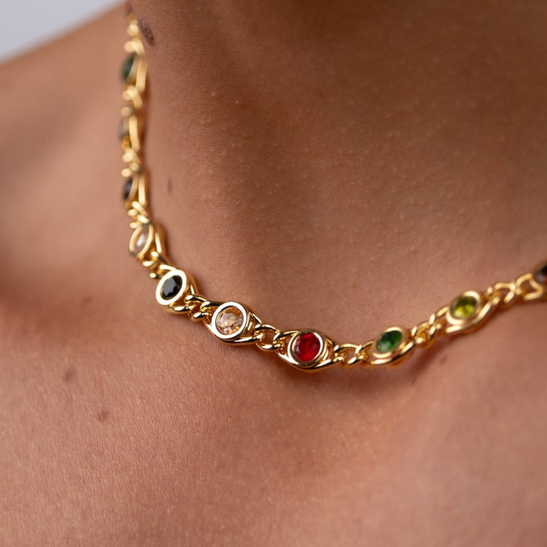 Colar Chloé Banhado em Ouro 18k - Murano Joias
