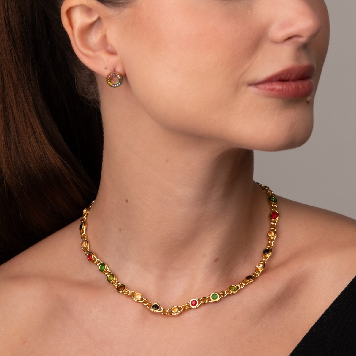 Colar Chloé Banhado em Ouro 18k - Murano Joias