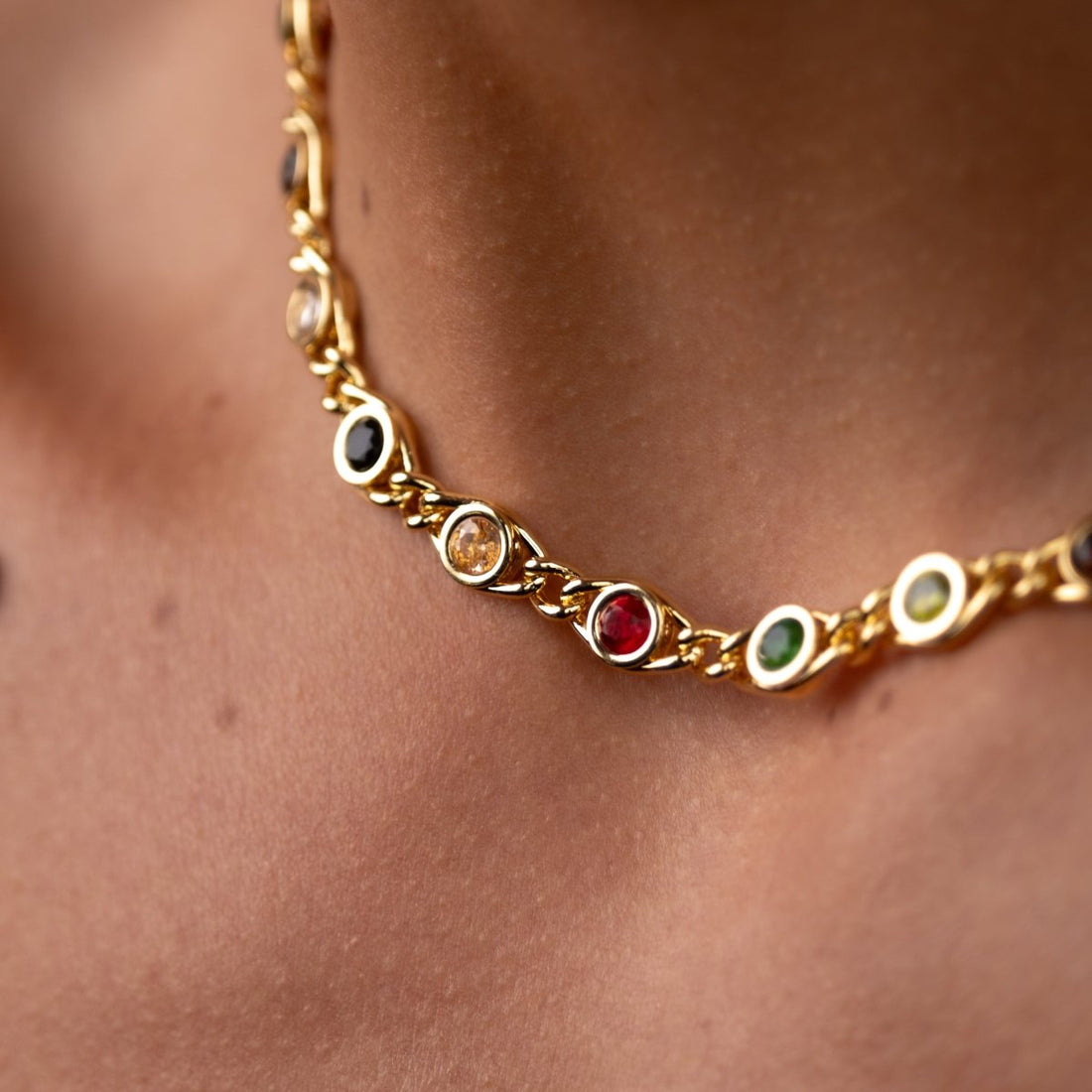 Colar Chloé Banhado em Ouro 18k - Murano Joias