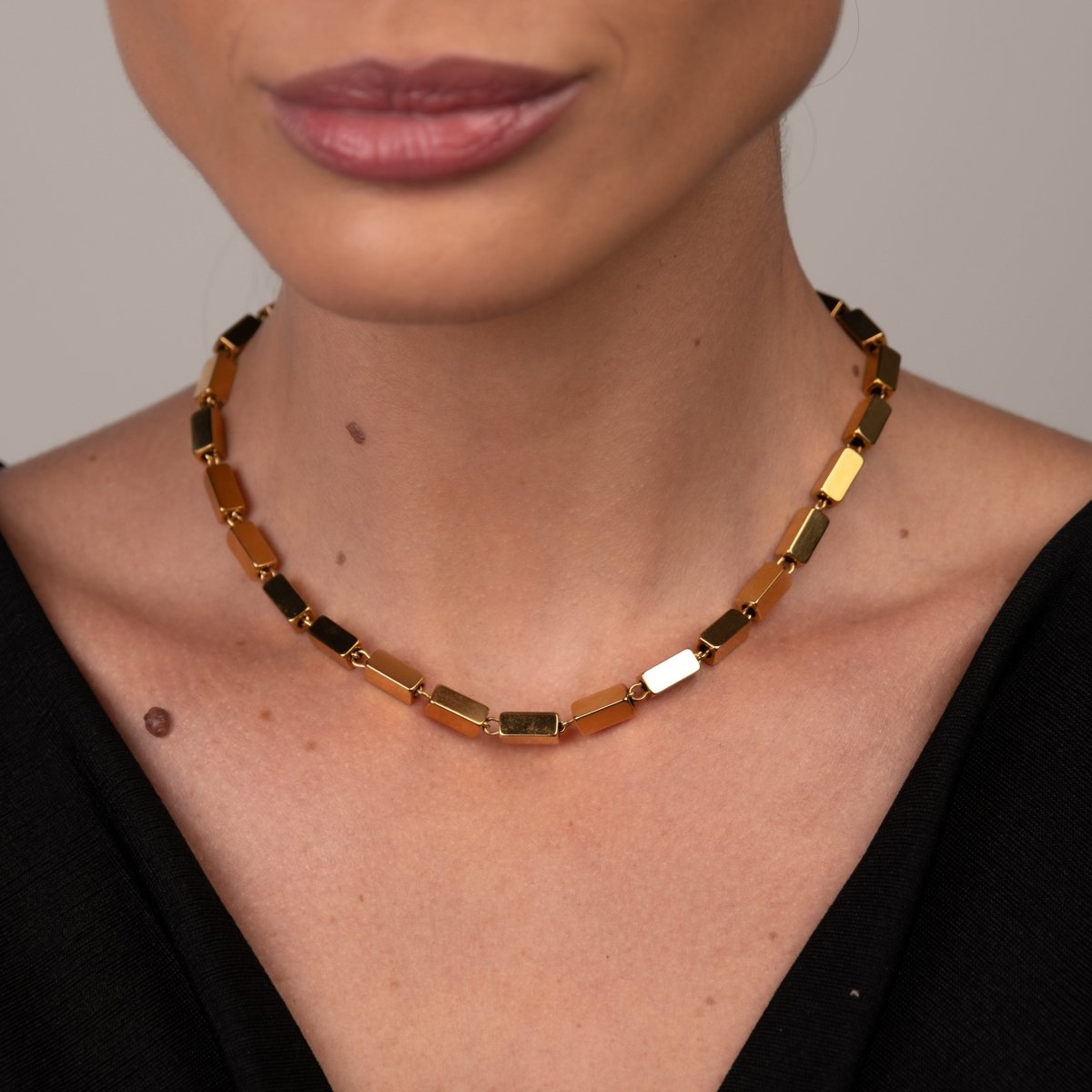 Colar Cora Banhado em Ouro 18k - Murano Joias