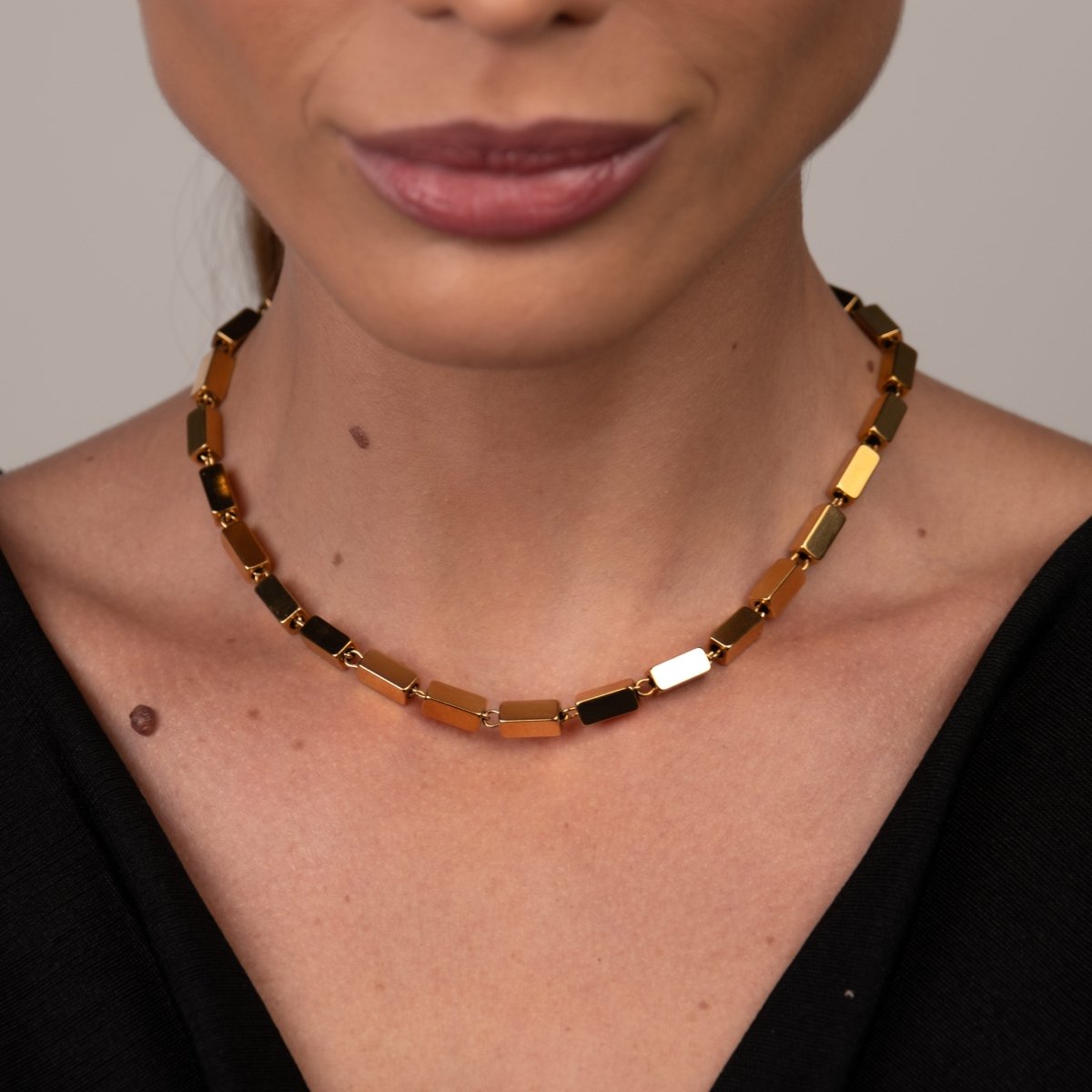 Colar Cora Banhado em Ouro 18k - Murano Joias
