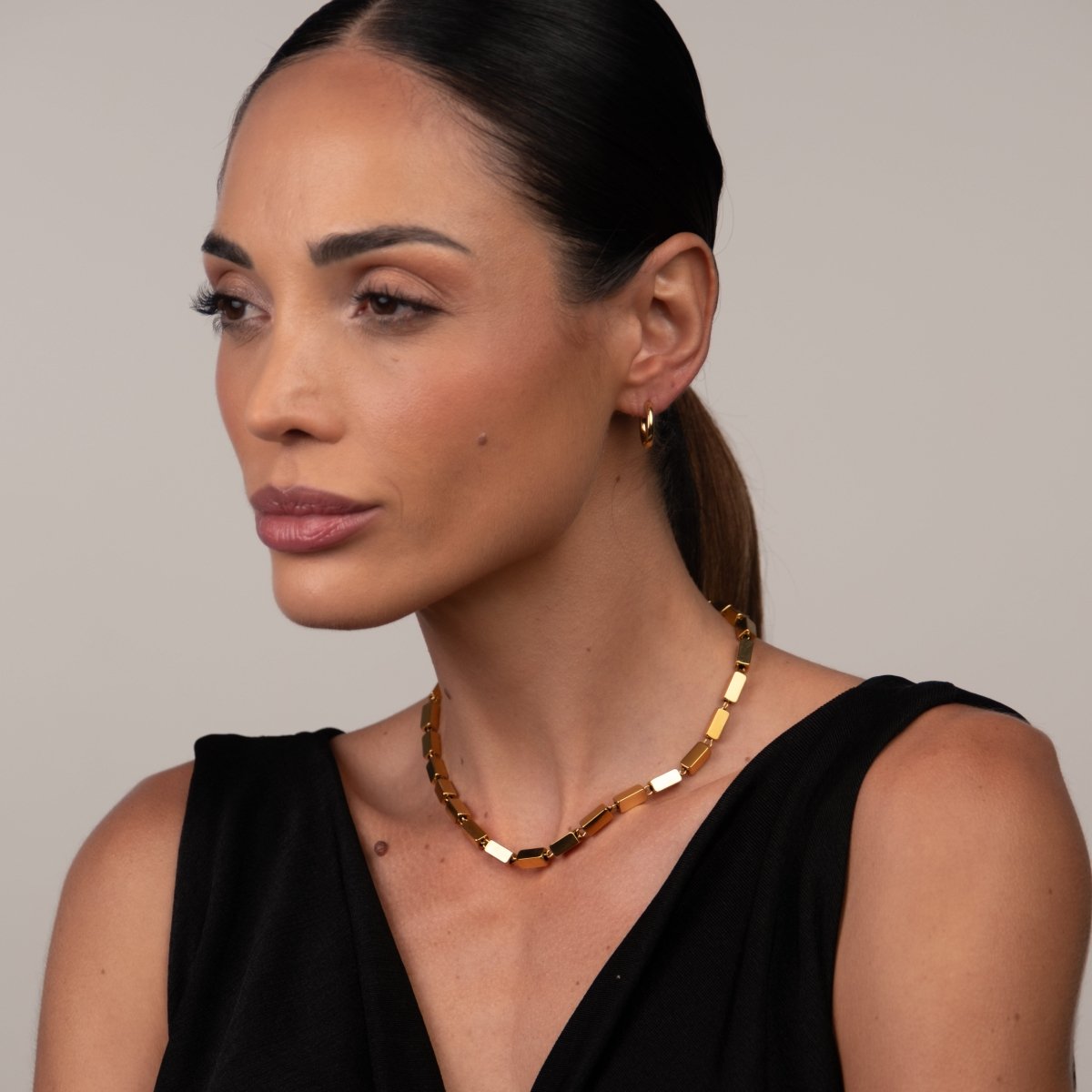 Colar Cora Banhado em Ouro 18k - Murano Joias