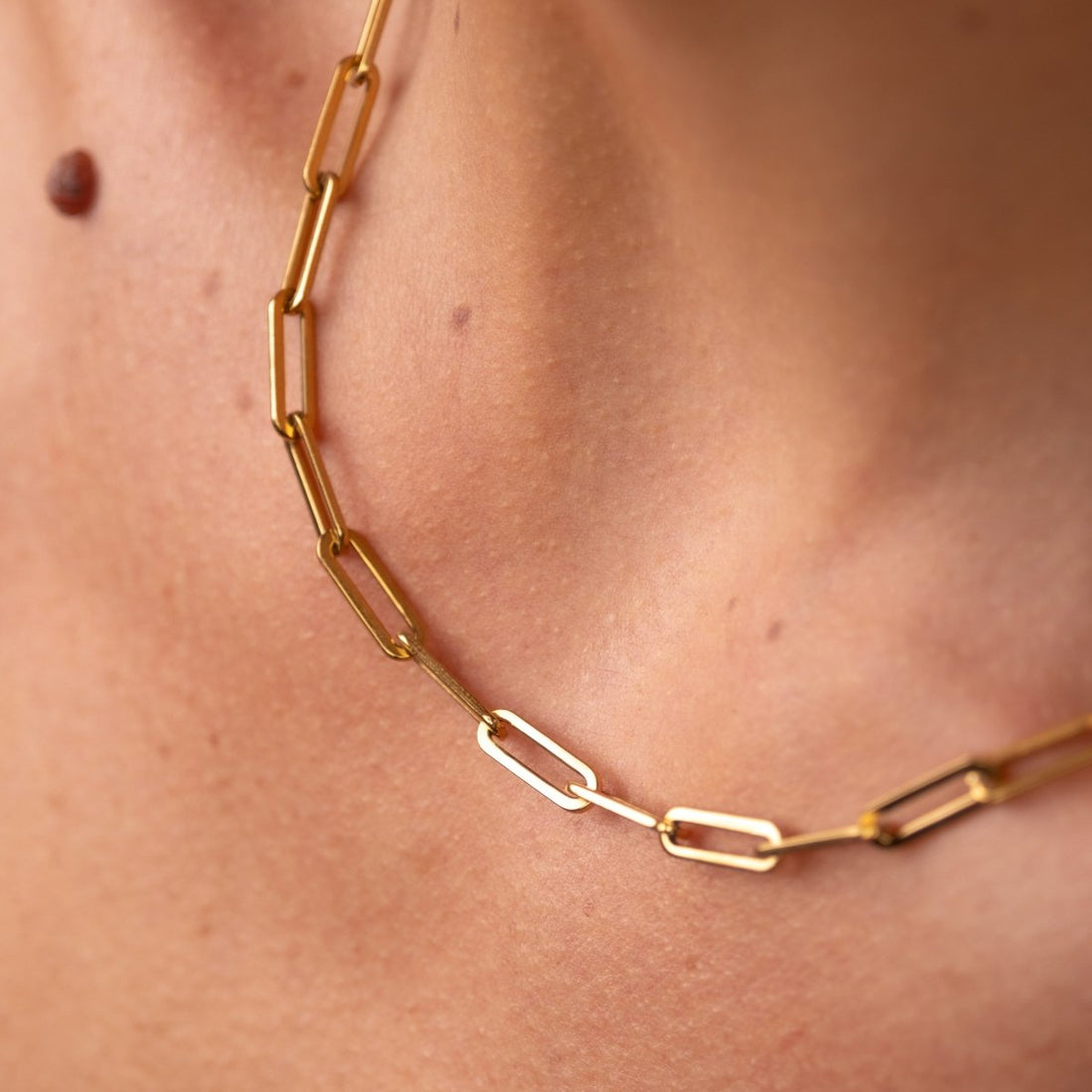 Colar Elos Celina Corrente Banhado em Ouro 18K - Murano Joias
