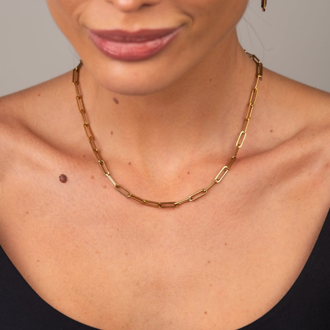 Colar Elos Celina Corrente Banhado em Ouro 18K - Murano Joias