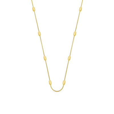 Colar Esfera Banhado em Ouro 18K