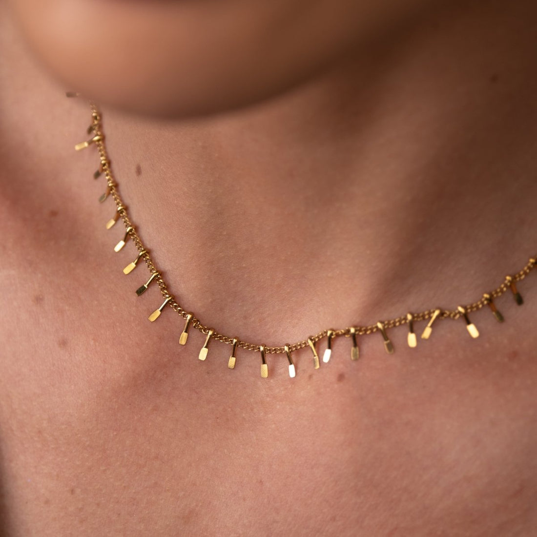 Colar Gargantilha Jurerê Banhado em Ouro 18K - Murano Joias