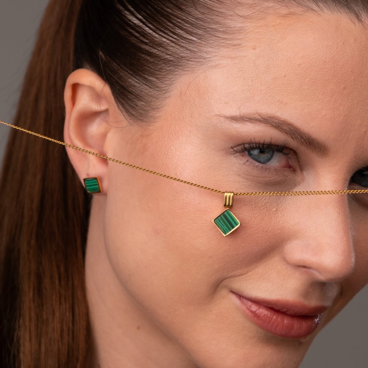 Colar Geometric Minimal Banhado em Ouro 18k - Murano Joias