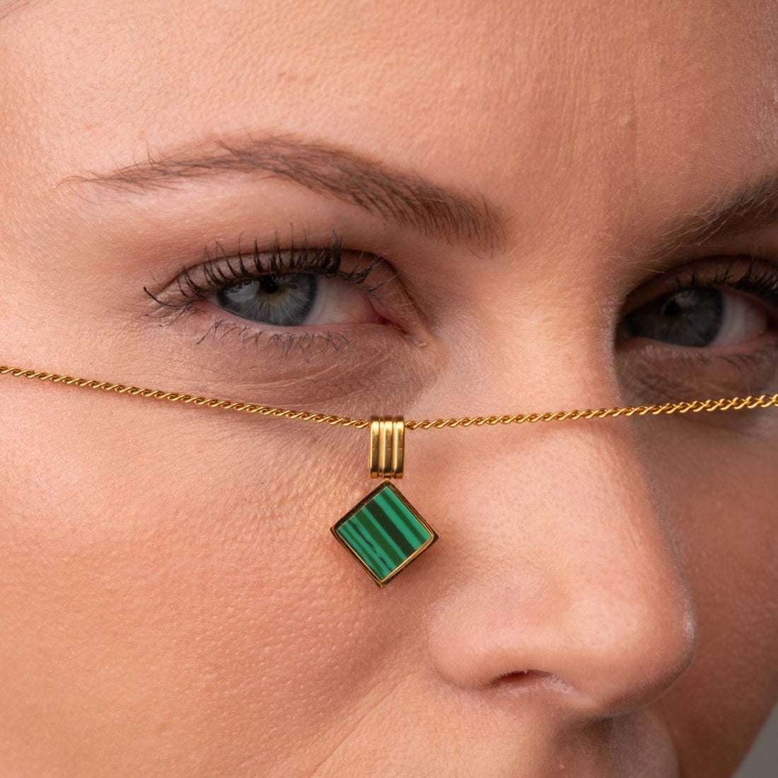 Colar Geometric Minimal Banhado em Ouro 18k - Murano Joias