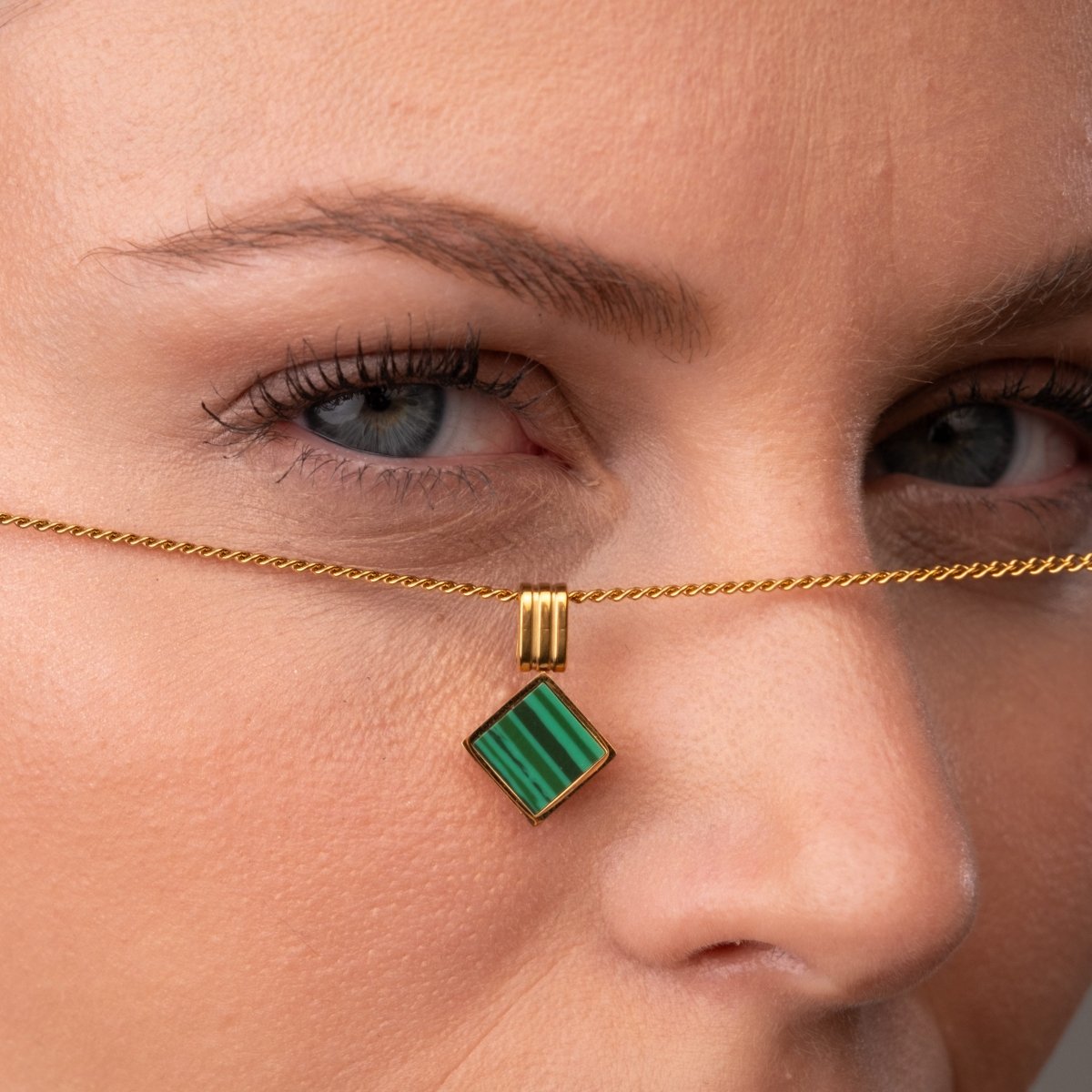 Colar Geometric Minimal Banhado em Ouro 18k - Murano Joias