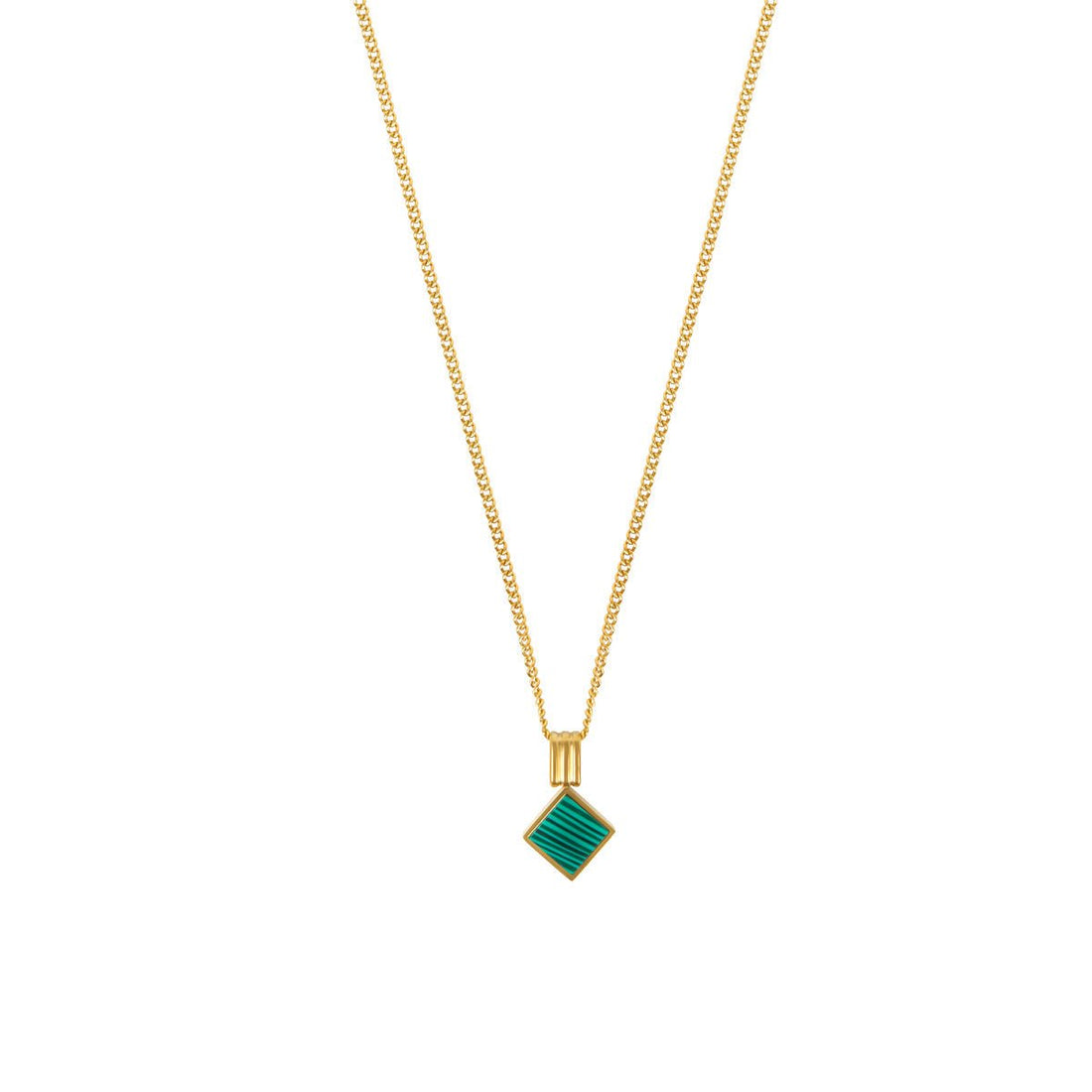 Colar Geometric Minimal Banhado em Ouro 18k - Murano Joias