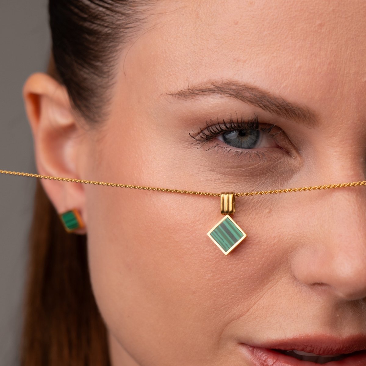 Colar Geometric Minimal Banhado em Ouro 18k - Murano Joias