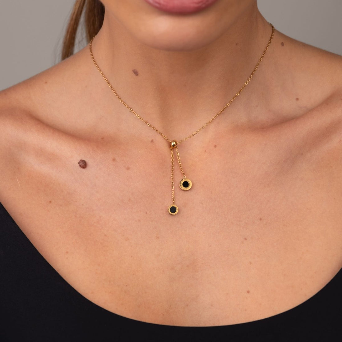 Colar Gravatinha Athenas Banhado em Ouro 18k - Murano Joias