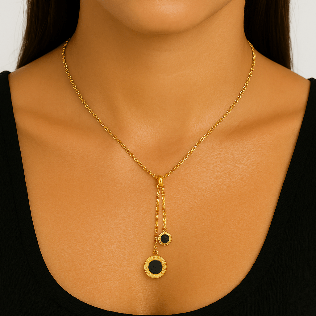 Colar Gravatinha Athenas - Ouro - Murano Joias
