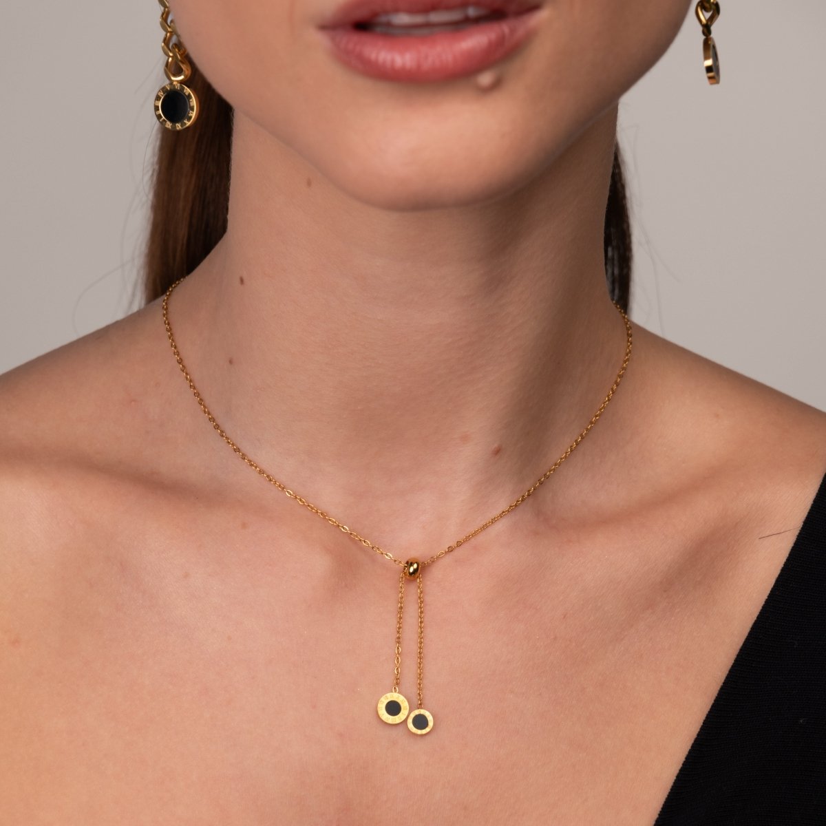 Colar Gravatinha Athenas Banhado em Ouro 18k - Murano Joias
