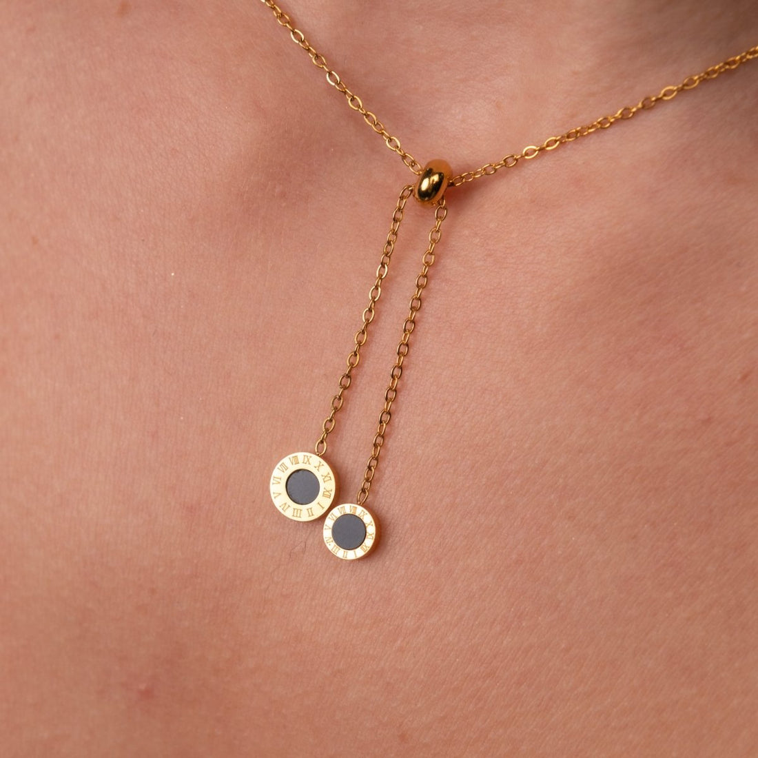 Colar Gravatinha Athenas Banhado em Ouro 18k - Murano Joias