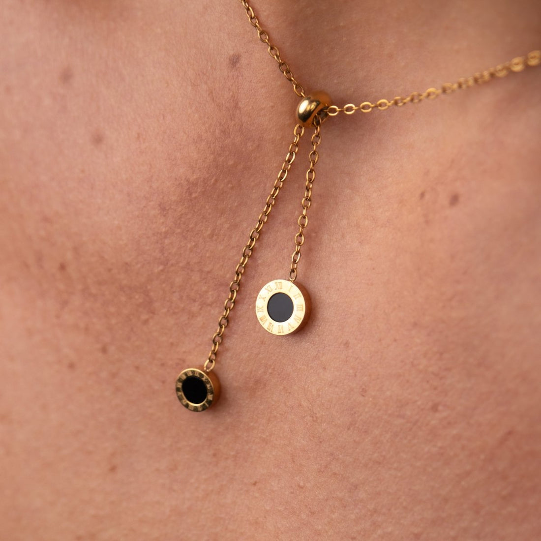 Colar Gravatinha Athenas Banhado em Ouro 18k - Murano Joias