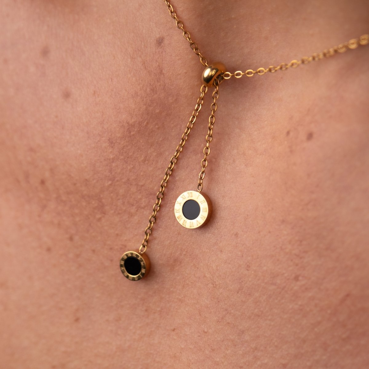 Colar Gravatinha Athenas Banhado em Ouro 18k - Murano Joias