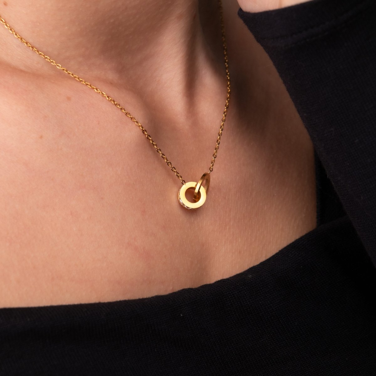 Colar Imperial Pedra Zircônia Banhado em Ouro 18K - Murano Joias