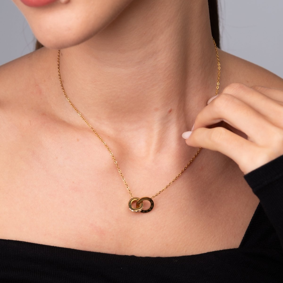 Colar Imperial Pedra Zircônia Banhado em Ouro 18K - Murano Joias