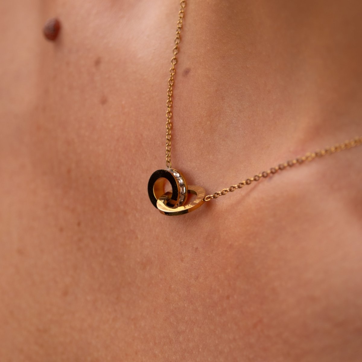 Colar Imperial Pedra Zircônia Banhado em Ouro 18K - Murano Joias
