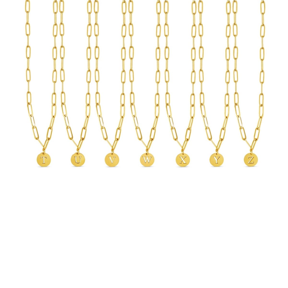 Colar Letra Inicial Clip Chain Banhado em Ouro 18K - Murano Joias