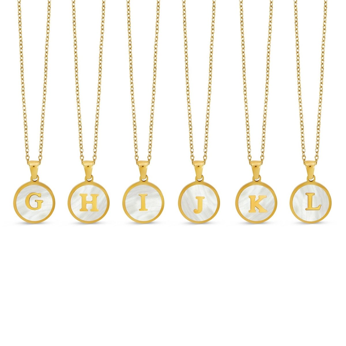 Colar Letra Inicial Marble Banhado em Ouro 18K - Murano Joias