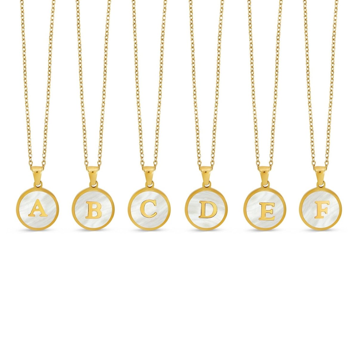 Colar Letra Inicial Marble Banhado em Ouro 18K - Murano Joias