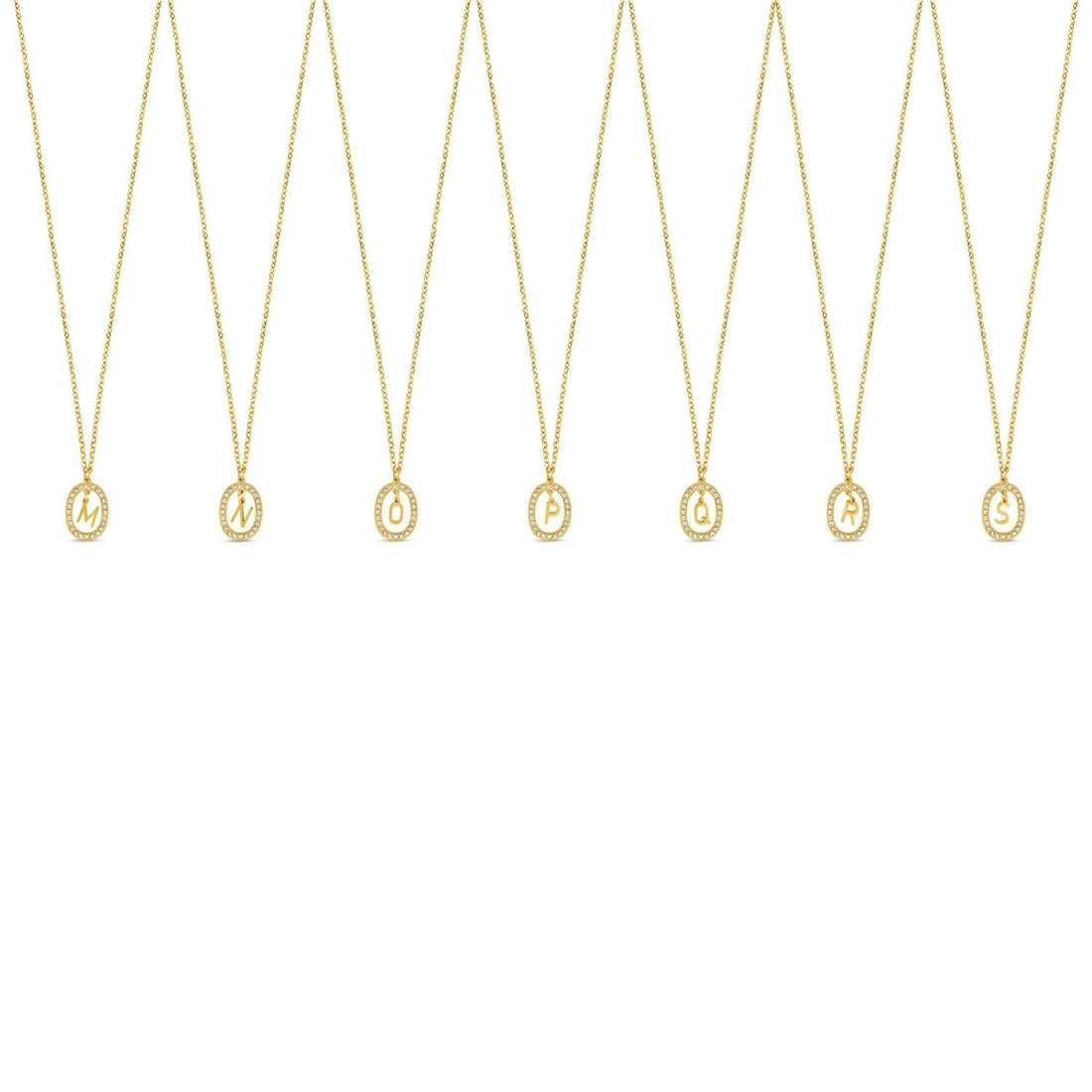 Colar Letra Inicial Prism Banhado em Ouro 18K - Murano Joias