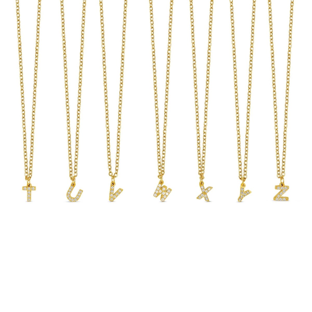 Colar Letra Inicial Stone Banhado em Ouro 18K - Murano Joias