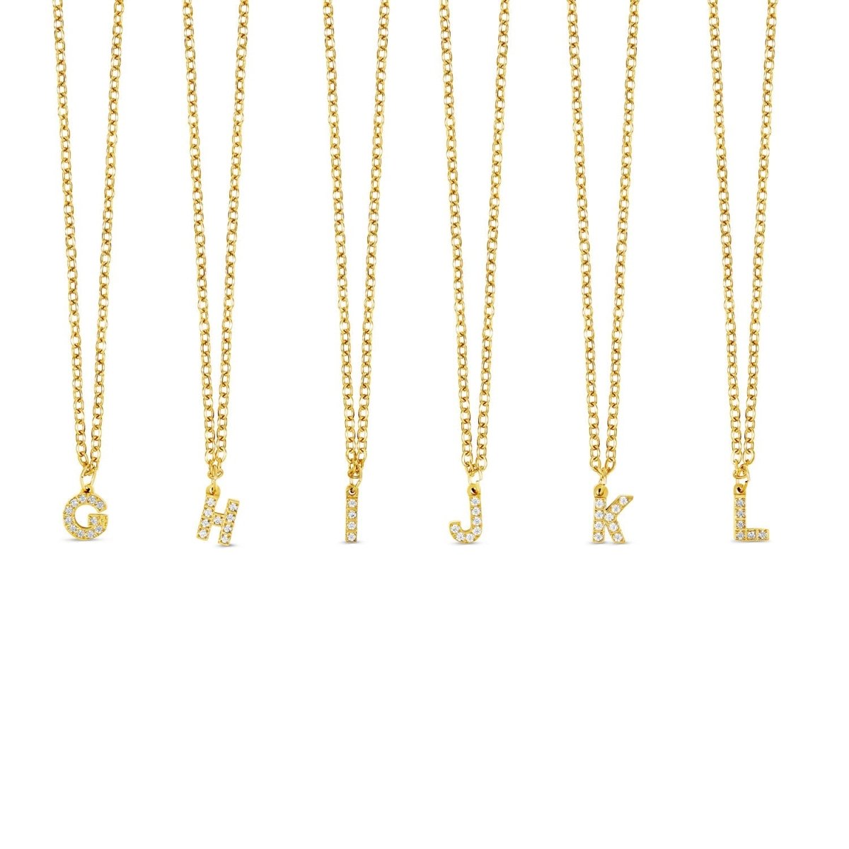 Colar Letra Inicial Stone Banhado em Ouro 18K - Murano Joias