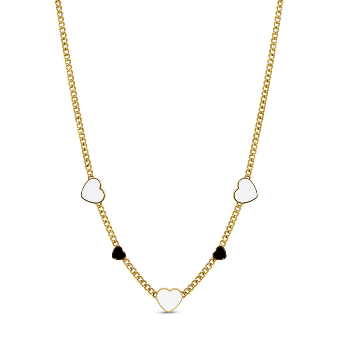 Colar Love Glow Monocromático Banhado em Ouro 18K - Murano Joias